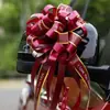 Arreglo de Boda al por Mayor Decoración de Coche de Boda Caja de Regalo Lazo Floristería de Bodas Flor de Cinta de Flor Dibujada a Mano Bola de Flor Tamaño Grande