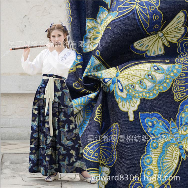 人棉印花和服面料16