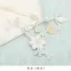 Qingsi Original Cheongsam Botão de Sapo Botão de Nó Estilo Chinês Botão de Orquídea Cymbidium Retro Botão de Tira Dura Tecido à Mão Acessórios de Fechamento