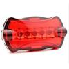 Luz trasera de bicicleta tipo cola de mariposa luz trasera de bicicleta de montaña 5 LEDs luz de advertencia roja para bicicleta accesorios de ciclismo equipo