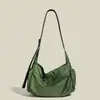 Bolsa Grande para o Dia a Dia Bolsa Casual de Ombro Único 2026 Nova Bolsa Tote de Nylon para Homens e Mulheres Bolsa Transversal Impermeável Estilo Esportivo
