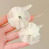 Goma para el pelo de flor de dopamina para niños, goma elástica dulce y linda para coleta de niñas, accesorio para el pelo