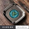 Porta-copos de esmalte cloisonné para kung fu atacado criativo cerimônia do chá cor de esmalte Suporte para xícara bandeja de chá de cobre tapete de chá acessórios de metal domésticos