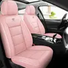 Almofadas de assento de carro personalizadas, adequadas para todas as estações, almofadas de assento de couro Nappa para cinco lugares, cobertura total, assentos dianteiros individuais ou duplos