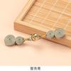 Hebilla Cheongsam Alambre Dorado Enrollado Satén Cristal Calabaza Hebilla Botones Dinastía Han China Botones de Ropa Hebilla Decorativa Accesorios