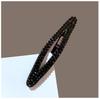 Pinza para el cabello de pedrería de alta gama para flequillo, horquilla rota para mujer, horquilla lateral simple, pinza para la parte posterior de la cabeza, pinza, adorno para la cabeza