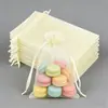 Bolsa de embalagem para sabonete artesanal, bolsa de rede com bolinhas perfumadas para sabonete, bolsa de rede respirável, bolsa de chifon, sachê, bolsa de sachê vazia, bolsa de rede