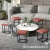 Fabricante de Taburete Cubo de Rubik Venta al por Mayor Sofá Cinco en Uno Taburete Pequeño Almacenamiento Combinable Taburete Cuadrado Taburete para Cambiar Zapatos en la Entrada Taburete