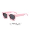 GLAZZY Gafas de Sol Cuadradas Retro Europeas y Americanas Nueva Tendencia Protector Solar Anti-ultravioleta Cuadradas para Conducir Gafas de Sol de Alta Calidad