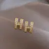 Aretes de Aguja de Plata S925 Coreanos Nuevos Explosiones Aretes para Niñas Temperamento Simple Joker Aretes Tono Agitado con Aretes Venta al por Mayor