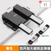 Rebotador de Puerta de Armario Tipo Empuje Autoelástico Alto Manija de Puerta Sin Tirador Cajón Puerta de Gabinete Succión Magnética Automática Botón de Presión Perlas