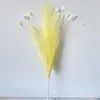 Decoración de Fuegos Artificiales Seleccionados Cuidadosamente Hierba de Pavo Real de Colores Escenario T de Boda Pasillo Flores Falsas Flores de Mariposa Hierba de Cebolla Hierba Voladora