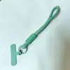 Llavero de cordón para teléfono móvil a juego de colores simple corto universal creativo adornos tejidos a mano cuerda anti-pérdida para altavoz de hervidor