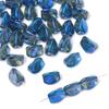 10 cuentas de cristal de vidrio mágico de aurora irregulares para pulsera de cuentas DIY antigua, material de accesorios hecho a mano