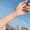 Diseño de Nicho Pulsera de Estrella y Luna para Mujer Personalidad Simple Corazón de Niña Fantasía Mori Mejor Amiga de Estudiante Pulsera