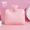 Bolsa de agua caliente de pvc calentador de manos con inyección de agua bolsa de agua caliente segura y linda bolsa de agua caliente con inyección de agua bolsa de agua caliente grande a prueba de explosiones