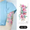 Ricklon Tatuagem Adesivo Flor Nova Fonte Moda Flor Braço Tatuagem Adesivo à Prova d'Água Adesivo Pintado no Corpo Duradouro