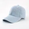 Gorra de Béisbol Lavada de Mezclilla de Color Sólido Transfronteriza para Hombres, Gorra Simple con Visera para Protección Solar para Mujeres, Gorra de Moda Urbana Oversize y Profunda