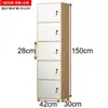 Armário de cinco gavetas para quarto e sala de estar, armário de armazenamento simples de parede, armário de armazenamento de chão estilo nórdico