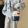 Nueva Tendencia de Moda Linda Mochila Vanguardista Bolso Cruzado Mochila Pequeña de Viaje Bolso Casual Corazón de Niña Mochila Escolar