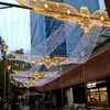 Iluminación Decorativa Comercial para Ambiente Festivo, Iluminación LED Personalizada para Áreas Comerciales e Iluminación de Calle a Calle
