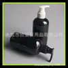 250ml loción de manos negra botella pico de pato botella de gel de ducha botella con bomba de rosca cuerpo de loción Botella gruesa botella de champú