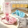 Artículo Popular de TikTok Dispensador de Agua para Gatos Alimentador Automático de Agua Tazón de Agua No Eléctrico Dispositivo de Bebida para Mascotas