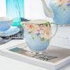 Conjunto de Café Estilo Europeu em Porcelana Óssea Conjunto para Chá da Tarde Xícaras de Chá de Cerâmica Bule Fabricante Presentes Atacado Luxo Leve