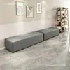 Sofá de área de descanso para salón de uñas, banco largo, sofá de banco largo para jardín de infantes con tapicería suave [Entrega en 48 horas] Otro