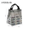 Bolsa de Almoço, Bolsa de Mão Espessa Estilo K com Arroz, Bolsa de Mão, Bolsa Térmica para Almoço de Estudante, Bolsa Impermeável para Marmita em Tecido Oxford