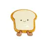 Fofo Desenho Animado Pão Água Alcalina Nó Croissant Pingente Divertido Chaveiro Pingente DIY Material Pequenos Acessórios Venda por Atacado