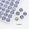 Dongzhou Diamante Cristal Morado Lavanda Para Uñas Boutique de Diamantes Fondo Puntiagudo Cristal K9 Mariposa Popular en Internet Accesorios Populares para Uñas