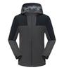 Ropa de asalto fina de manga larga con tres capas, con logotipo para actividades al aire libre, montañismo, deportes, camping, resistente al viento y al agua, con impresión de logotipo.
