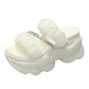 Novedad 2025 Chanclas de Cuña para Mujer Verano Nueva Llegada Estilo Coreano Modernas Chanclas Abiertas para Usar Fuera de Casa Chanclas de Playa