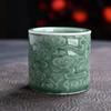 Taza de Té de Celadón Xiangyun para Dedos Taza de Té Cerámica Relieve Taza de Maestro Nueva Taza de Té China Taza Individual Producto Especial de Bienestar