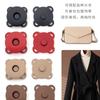 En Stock Flor de Ciruelo Hebilla Magnética Cosida a Mano Botón Magnético para Bolsas y Ropa Broche Magnético Invisible DIY Hebilla Oculta Magnética