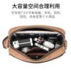 Bolso de hombro de cuero de caballo loco para hombre, bandolera vertical de cuero genuino, estilo vintage, personalizado, para comercio exterior