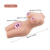Muñeca sexual masculina adulta de 2 kg con cuerpo invertido de medio cuerpo, juguete sexual masculino con cuerpo invertido, con forma de copa de avión y película Yin