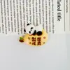 Ímãs de Geladeira de Resina de Panda Desenho Animado Fofo Ímãs Decorativos Acessórios Criativos para Decoração de Casa Venda por Atacado