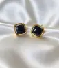 Pendientes Giratorios de Línea Geométrica Cuadrada de Venta Caliente Transfronterizos para Mujer, Pendientes Versátiles de Lujo Ligero de Nicho de Gama Alta