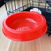 Comedero Colgante para Mascotas Plato de Comida para Perros Forma de Colgar Grosor Extra Perro Plato Colgante para Comida de Gato Plato Colgante de Plástico Plato para Beber