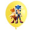 Balões de Folha de Alumínio do Sonic the Hedgehog Transfronteiriços, Balões de Decoração de Festa de Aniversário com Personagem Cartoon Sonic