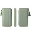 Promoção Quente da Amazon Carteira Feminina Dobrável Dupla Clutch Feminina com Pulseira Carteira Longa Carteira de Viagem Feminina