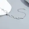 Plata de ley maciza S925 base vacía plana 4x6/6x8mm ajuste DIY jade transmisión en vivo corazón con diamantes pulsera de 3 piedras principales
