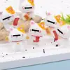 Resina Curativa Gatinho da Sorte Fofo Figura Decoração de Tela do Painel do Carro Decoração de Paisagem em Miniatura para Casa e Escritório