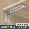 Código de ángulo engrosado de acero inoxidable soporte de ángulo recto de 90 grados soporte de ángulo tipo L soporte de placa de estante pieza de fijación de conexión de muebles