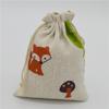 Bolsas de Algodão e Linho Estampadas com Cordão, Pequenas Sacolas de Tecido de Algodão, Saquinhos, Bolsas Vazias para Repelente de Mosquitos, Bolsas para Embalagem de Ervas, Bolsas com Cordão em Estoque