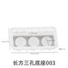 Longbo Silicone DIY Redondo Telhado Borboleta Coelho Castiçal Prato Oco Lótus Castiçal Ornamentos Molde de Gesso