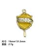 Medalla Logo Academia de Magia Aleación Goteo de Aceite DIY Accesorios de Joyería Aretes Colgante Joyería Colgante para el Cabello