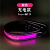 Cuero Reflectante LED Impermeable IPX7 Carga Tipo C Mascota Collar Luminoso Cuadros Collar para Perro Collar Eléctrico para Perro Noche